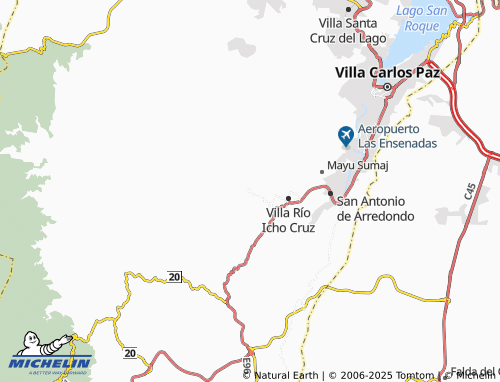 MICHELIN Cuesta Blanca map - ViaMichelin