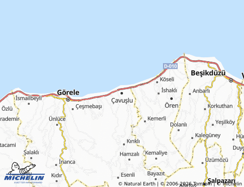 Mappa MICHELIN Çavuşlu - ViaMichelin