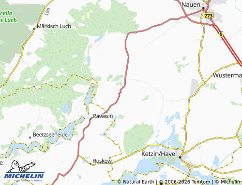 MICHELIN Wachow map - ViaMichelin