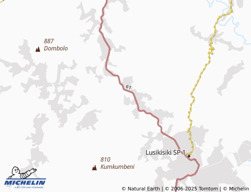 MICHELIN Mrhotsho map - ViaMichelin