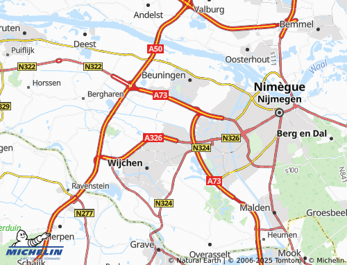 MICHELIN-Landkarte Bijsterhuizen-Noord - ViaMichelin