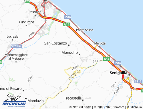 Kaart MICHELIN Stacciola - ViaMichelin
