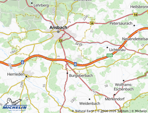 MICHELIN Brodswinden map - ViaMichelin