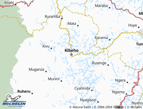 MICHELIN-Landkarte Kibeho - ViaMichelin