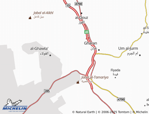 MICHELIN Al Awjaniyah map - ViaMichelin