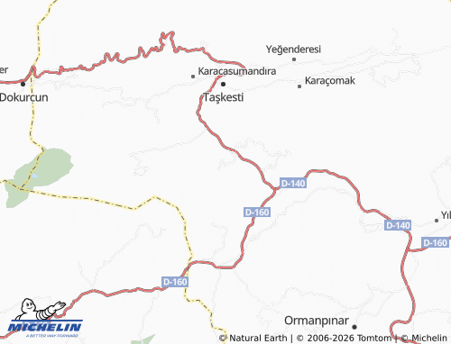 MICHELIN-Landkarte Kovucak - ViaMichelin