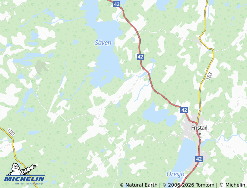 Carte MICHELIN Vängtorp - ViaMichelin