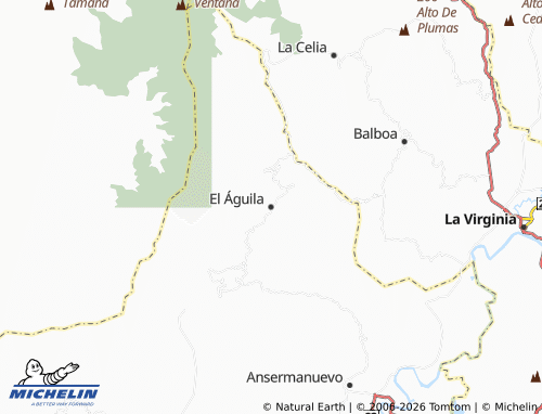 Mapa MICHELIN El Águila - ViaMichelin