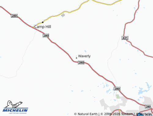 Mappa MICHELIN Waverly - ViaMichelin