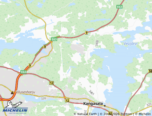 MICHELIN-Landkarte Jussila - ViaMichelin