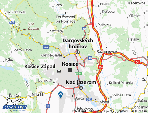 Mappa MICHELIN Džungľa - ViaMichelin
