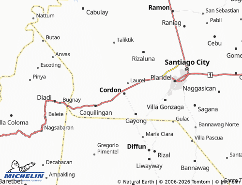 Mappa MICHELIN Capirpiriwan - ViaMichelin