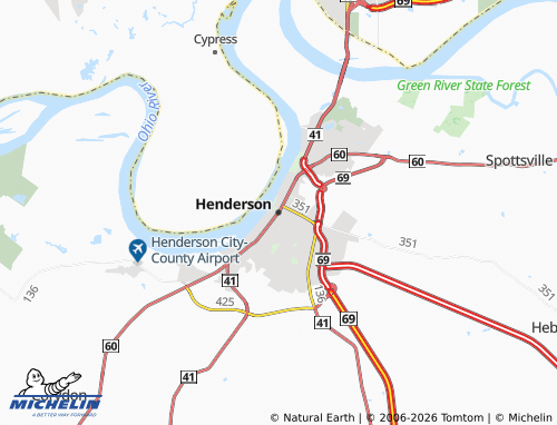 Mappa MICHELIN Henderson - ViaMichelin