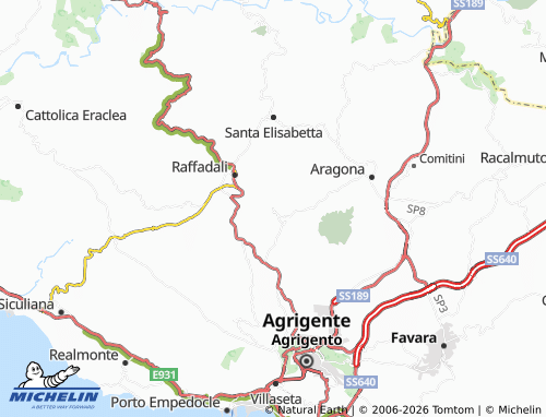 Mapa MICHELIN Joppolo Giancaxio - ViaMichelin