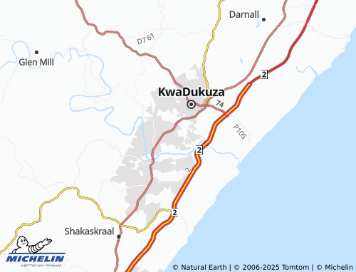 MICHELIN Ntabaningi map - ViaMichelin