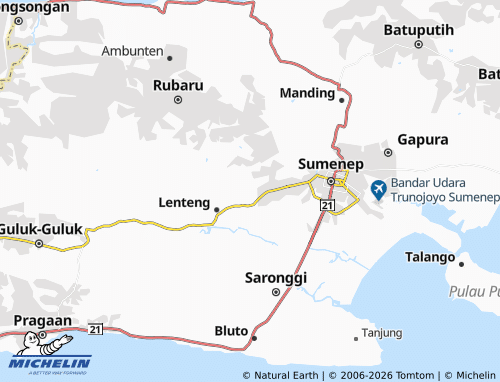 MICHELIN-Landkarte Daramesta - ViaMichelin