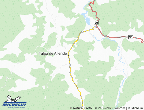MICHELIN La Parota map - ViaMichelin