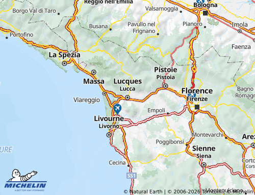 Mapa MICHELIN Lucca - ViaMichelin