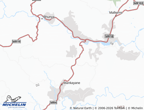 MICHELIN Mapanga map - ViaMichelin