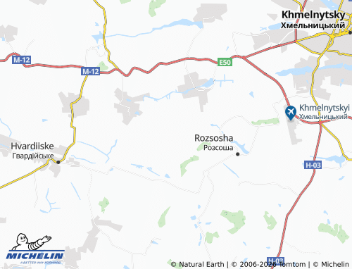 Carte MICHELIN Vyshchi Vovkivtsi - ViaMichelin
