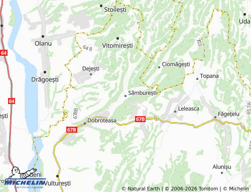 Mappa MICHELIN Sâmburești - ViaMichelin