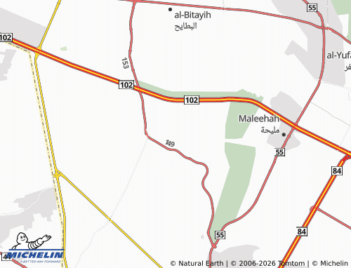Carte MICHELIN Muhafiz - ViaMichelin