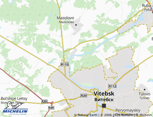 MICHELIN-Landkarte Bibirevka - ViaMichelin
