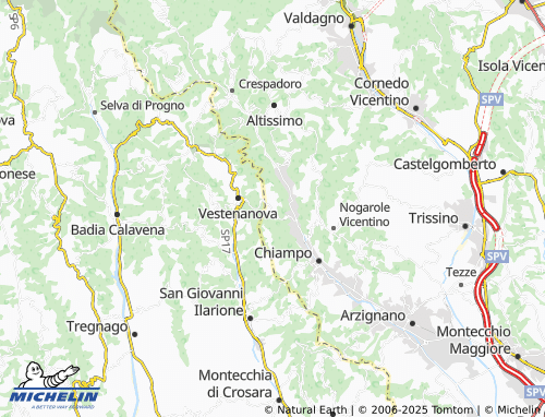 MICHELIN Mistrorighi map - ViaMichelin