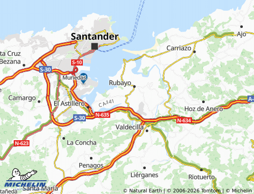 MICHELIN Gajano map - ViaMichelin