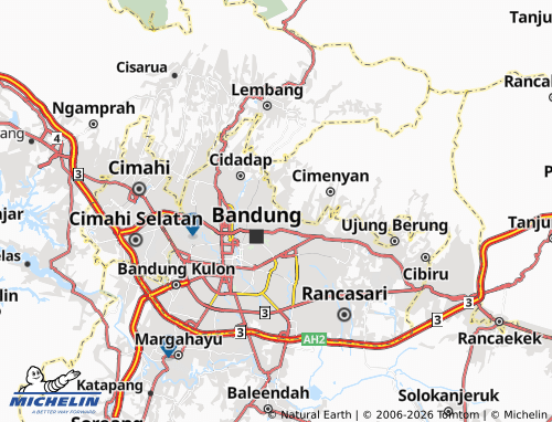 MICHELIN Cibeunying Kaler map - ViaMichelin