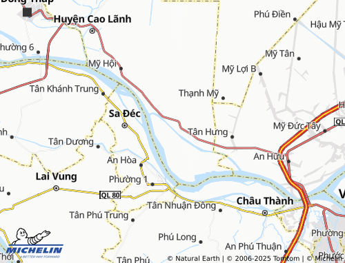 MICHELIN-Landkarte Bình Thạnh - ViaMichelin