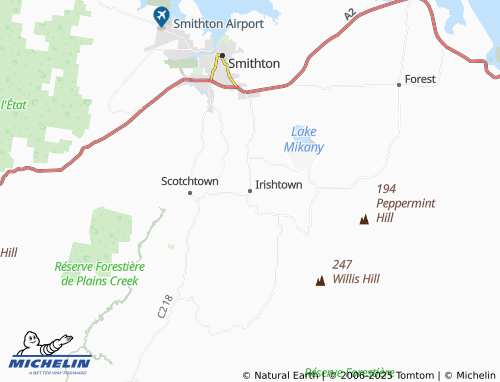 MICHELIN Irishtown map - ViaMichelin