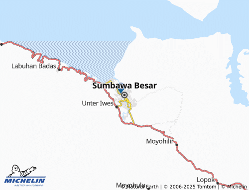 MICHELIN Sumbawa Besar map - ViaMichelin