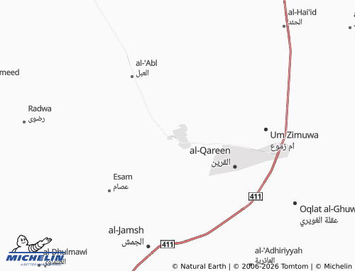 MICHELIN Asma map - ViaMichelin