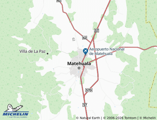Mapa MICHELIN Hidalgo - ViaMichelin