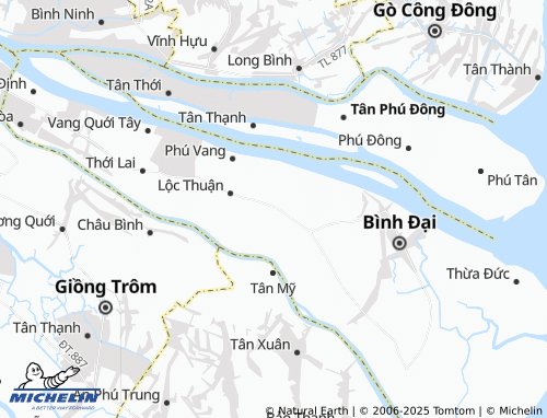 MICHELIN Phú Long map - ViaMichelin