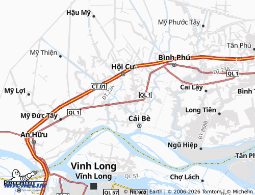 Mapa MICHELIN An Cư - ViaMichelin