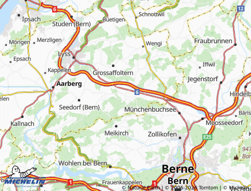 Mapa MICHELIN Schüpfen - ViaMichelin