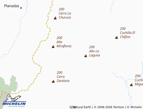 Carte MICHELIN El Quebradón - ViaMichelin