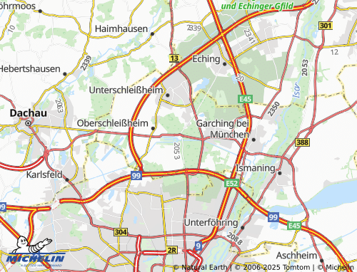 MICHELIN Lustheim map - ViaMichelin