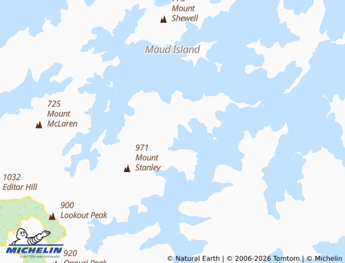 Mapa MICHELIN North West Bay - ViaMichelin