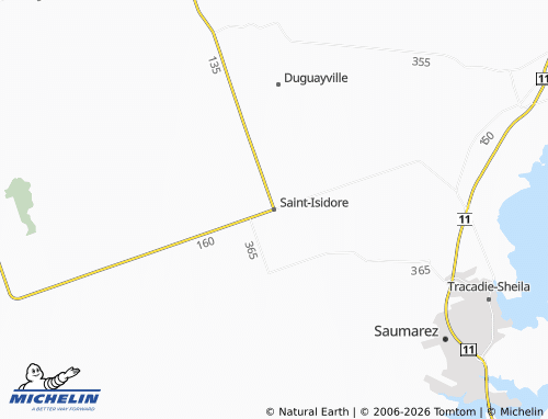 MICHELIN-Landkarte Saint-Isidore - ViaMichelin