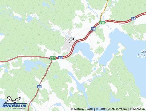 MICHELIN Näs map - ViaMichelin
