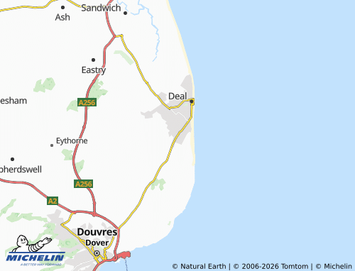 Mappa MICHELIN Walmer - ViaMichelin