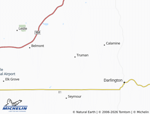 Carte MICHELIN Truman - ViaMichelin