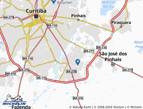 Mapa MICHELIN Afonso Pena - ViaMichelin