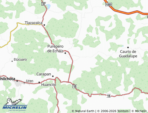 MICHELIN Las Ranas map - ViaMichelin