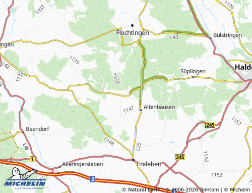 MICHELIN Ivenrode map - ViaMichelin