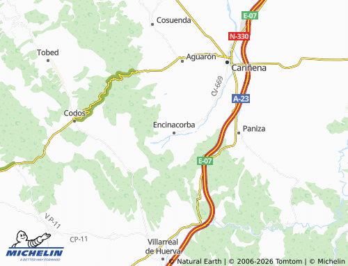 MICHELIN Encinacorba map - ViaMichelin