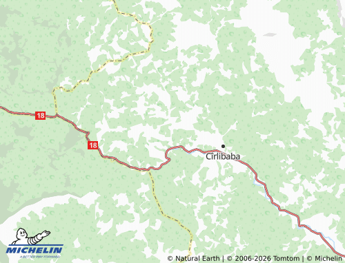 MICHELIN Țibău map - ViaMichelin